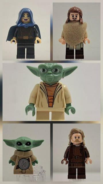 Lego Minifiguur - Star Wars - 5x Jedi, Nieuw