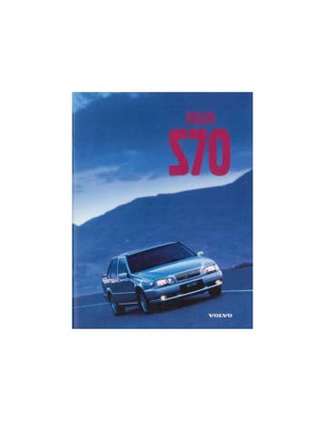 1997 VOLVO S70 BROCHURE DUITS, Nieuw, Volvo, Author