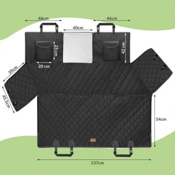 Autohoes Zwart 147x137cm Waterdicht (Voor in Huis), Verzenden, Nieuw