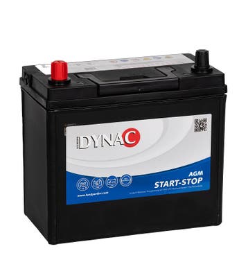 Dynac Auto accu AGM 12 volt 45 ah start - stop, Computers en Software, Ophalen of Verzenden, Nieuw