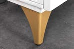Handgemaakt dressoir GOLDEN SUNSET 180 cm witgouden, Huis en Inrichting, Kasten | Dressoirs, Ophalen of Verzenden, Nieuw