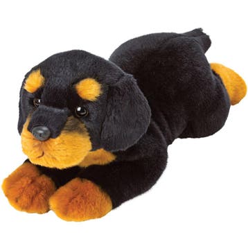 Rottweiler knuffel - pluche - 34 cm - hond - speelgoed, Verzenden, Nieuw