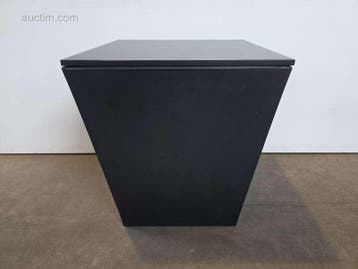 Zwarte conic dinertafels Flexfurn (2x), Nieuw