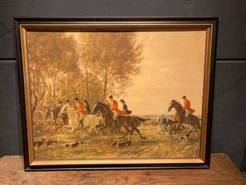 Julius Paul Junghanns - Lijst- Hubertusjagd - Hout - The