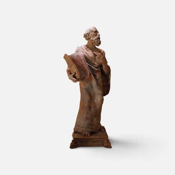 Sint Matteüs Evangelist (3) - Antiek - Aardewerk - 1800-1850