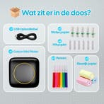 Gatson Mini Printer 300DPI - Inclusief 14 Rollen Papier, Ophalen of Verzenden, Nieuw, Gatson