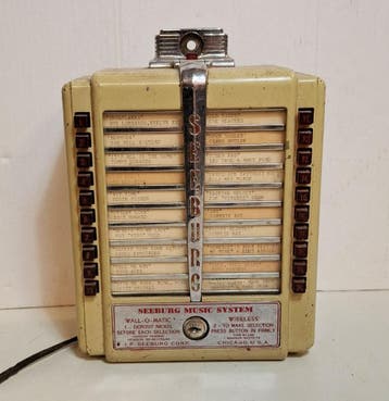 Seeburg W1-L56 Wallbox 20 Select (1946-1948) - Original, Ophalen, Gebruikt