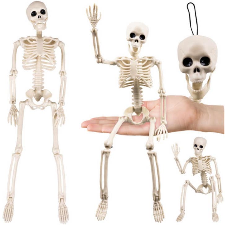 Ruhhy Skelet decoratie 40 cm met beweegbare armen en bene..., Kinderen en Baby's, Speelgoed | Overig, Nieuw, Ophalen of Verzenden