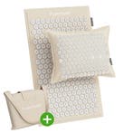 Tunturi Pro Acupressure Mat And Pillow, Beige, Verzenden, Nieuw