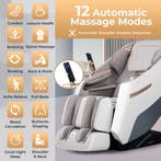 LIVSK Massagestoel - Zero Gravity - SL Track - Shiatsu - Ver, Verzenden, Nieuw