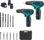 18V Cordless Drill Impact Drill + Cordless Drill Set, Verzenden, Nieuw