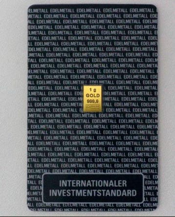 1 gram - Goud (Zonder minimumprijs)