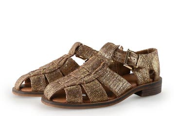 Bronx Sandalen in maat 38 Goud, Bronx, Overige kleuren, Verzenden, Sandalen of Muiltjes