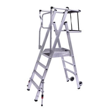 Alumexx Protect magazijntrap 3 t/m 8 treden, Doe-het-zelf en Verbouw, Ladders en Trappen, Verzenden, Nieuw, Trap