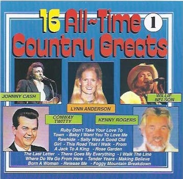 Various - 16 All-Time Country Greats, Ophalen of Verzenden, Gebruikt