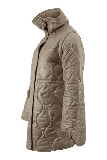 Napapijri Jas in maat XS Beige, Napapijri, Verzenden, Zo goed als nieuw, Beige