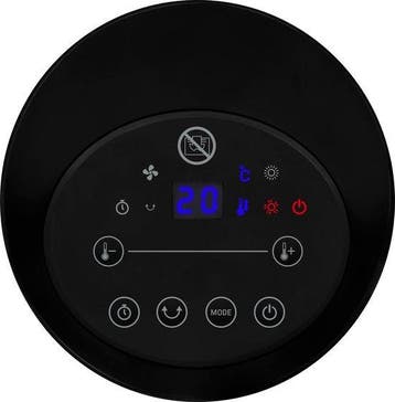 2dekans | VONROC Elektrische kachel - ventilatorkachel -, Ophalen of Verzenden, Zo goed als nieuw
