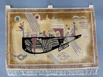 Wasilli Kandinsy - China Ontwerp Kandinsky - Tapijt - 92 cm, Nieuw