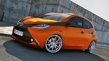 Front Splitter TOYOTA AYGO mk2, Auto diversen, Tuning en Styling, Verzenden