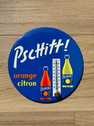 Pschitt ! R.Plas Paris - Plaque - Glacoide
