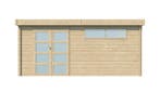 Woodlands Blokhut Modern met Dakisolatie 505 x 385 cm, Tuin en Terras, Tuinhuizen, Nieuw
