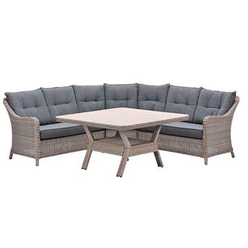 Garden Impressions Nova lounge dining set 4-delig - mystic, Tuin en Terras, Verzenden, Nieuw