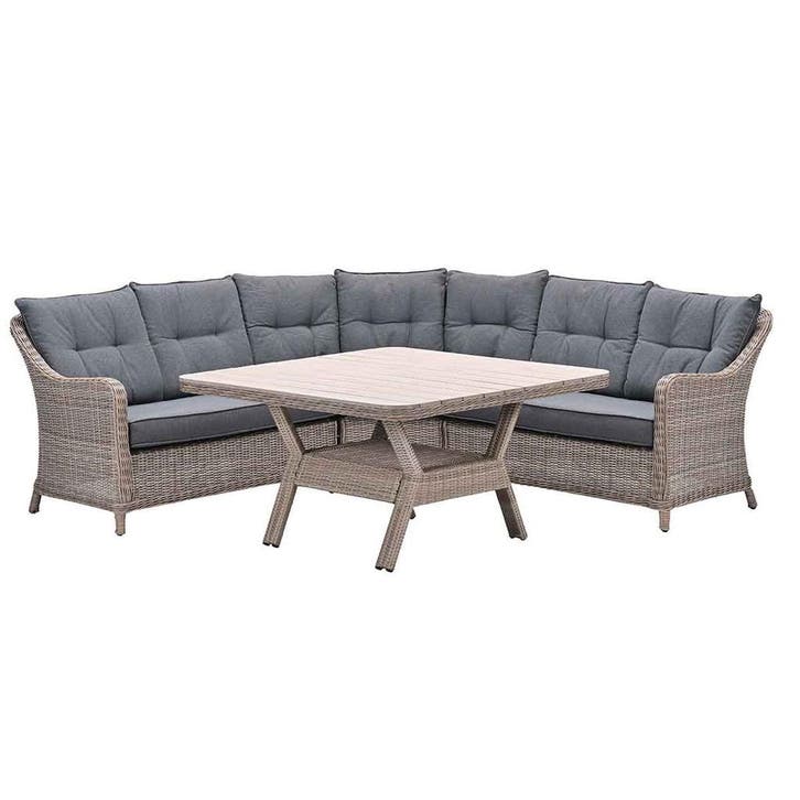 Garden Impressions Nova lounge dining set 4-delig - mystic, Tuin en Terras, Tuinsets en Loungesets, Verzenden