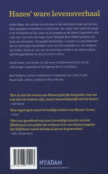 Andre Hazes 9789046815113 Bert Hiddema, Verzenden, Gelezen, Bert Hiddema