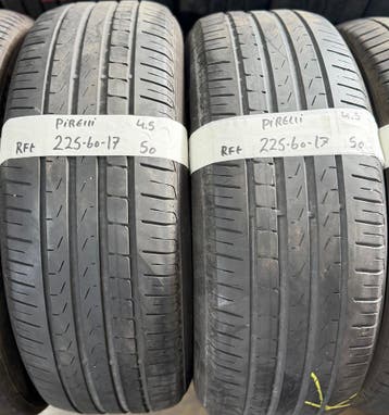 2x 225-60-17 Pirelli RFT Zomer 2x4.5mm €50 PerBand 225 60 17, Ophalen, Gebruikt, 17 inch, Band(en)