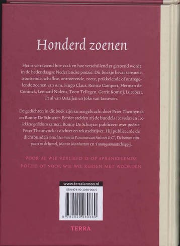 Honderd zoenen 9789020980660, Verzenden, Zo goed als nieuw