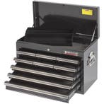 Gereedschapskist 9 laden zwart met quick lock, Ophalen of Verzenden, Nieuw