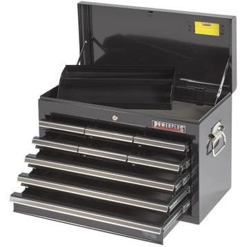 Gereedschapskist 9 laden zwart met quick lock, Ophalen of Verzenden, Nieuw