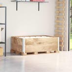 vidaXL Palletopzetranden 2 st 120x80 cm massief grenenhout, Verzenden