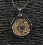 Moderne Zilver Hanger met Constantijn II-follis (Zonder