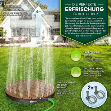 Tillvex® Tuindouche met voetpedaal - Buitendouche - Ø70cm -, Verzenden, Zo goed als nieuw