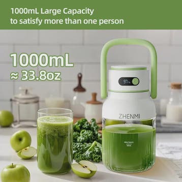Draagbare USB Blender & Juicer - 500ml - Wit, Verzenden, Nieuw