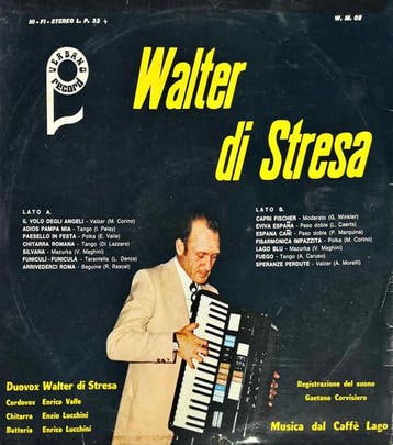 LP gebruikt - Walter Di Stresa - Musica Dal Caffe Lago, Verzenden, Zo goed als nieuw, Overige formaten