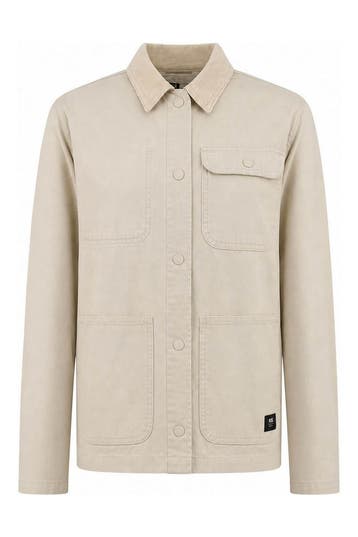 Vans Jas in maat S Beige, Kleding | Dames, Jassen | Winter, Vans, Verzenden, Zo goed als nieuw, Beige