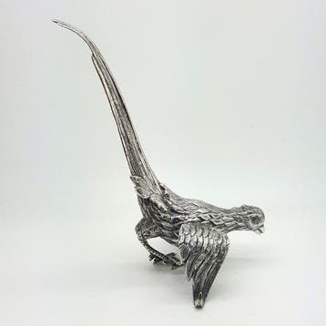 Miniatuur figuur - Fazant - .835 zilver