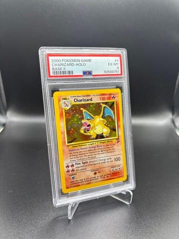 Pokémon - 1 Graded card - Charizard 004 Base Set 2 Holo -, Nieuw