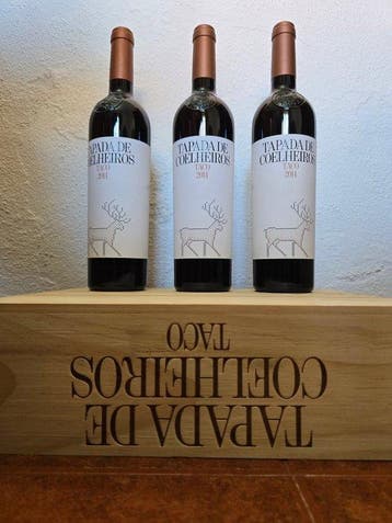 2014 Tapada de Coelheiros, Taco Tinto - Alentejo - 3 Flessen, Verzamelen, Wijnen, Nieuw