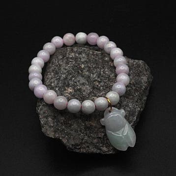 NGTC-gecertificeerde natuurlijke jadeietarmband -