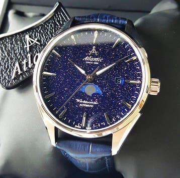 Atlantic - NIGHTSKY - Moonphase - Swiss Automatic -, Nieuw