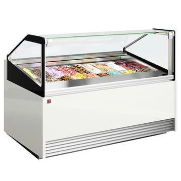 Schepijsvitrine | OTTAWA | 18x 5L | -15°C/-18°C | Geforceerd, Verzenden, Nieuw in verpakking