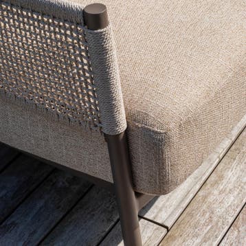 Boaz Savanne stoel bank loungeset 4 delig keramiek terre 4, Tuin en Terras, Ophalen of Verzenden, Nieuw