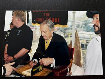 Horror-host John Zacherle gesigneerde foto, Ophalen of Verzenden, Nieuw, Film, Foto of Kaart