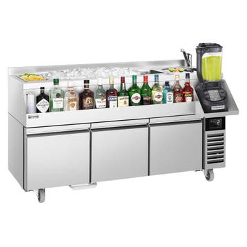 GGM Gastro | Cocktail voorbereidingstafel - 1600mm - 235L, 3, Zakelijke goederen, Horeca | Meubilair en Inrichting, Verzenden