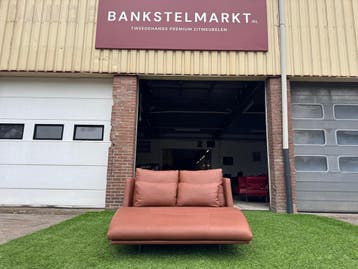 Rolf Benz model 2800 lounge sofa fauteuil chaise longue zgan, 150 tot 200 cm, Tweepersoons, Zo goed als nieuw, Leer