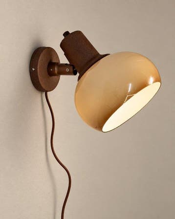 Lamp - kunststof - mushroom wandlamp