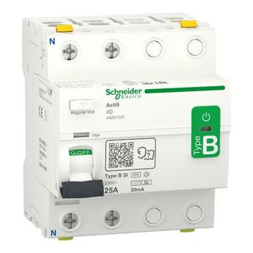 Schneider Acti9 aardlekschakelaar | 25A, 30mA, Type B-SI,, Ophalen of Verzenden, Nieuw, Groepenkast